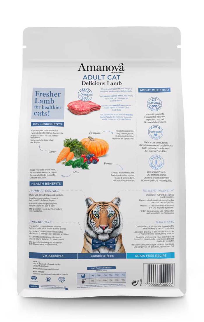 AMANOVA XIRA TROFI GTAS ADULT CAT DELICIOUS LAMB 1.5KG